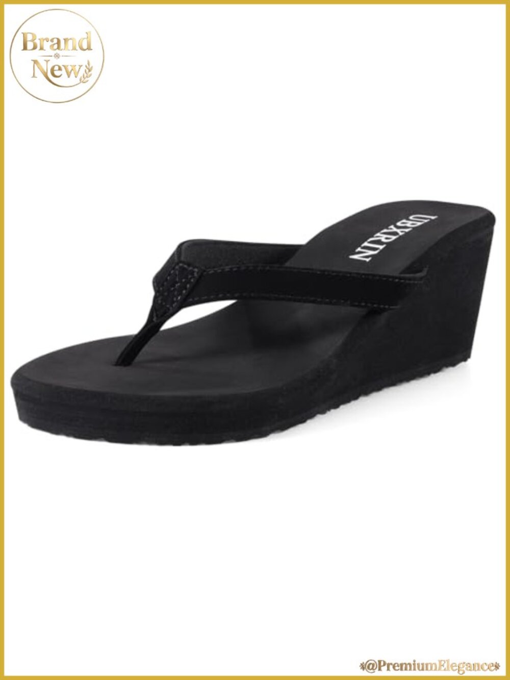 Womens Wedge Flip Flops Platform Thong Sandals 2 and 2.8 inch